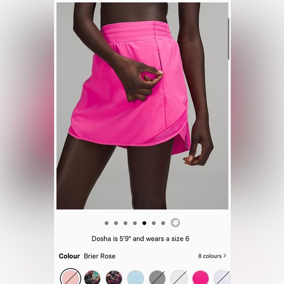 Lulu lemon Hotty Hot Skirt size 2 - Picture 2 of 4